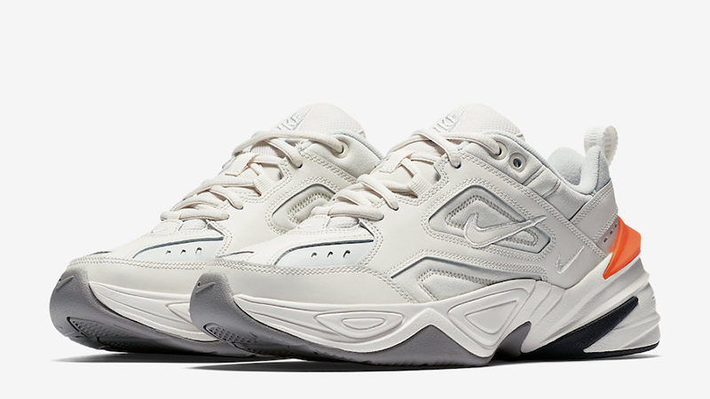 nike m2k grey orange